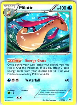 Milotic 23/106 Holo Rare Flashfire Pokemon Near Mint - Image 1