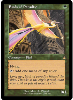 Birds of Paradise (retro frame, non-foil) - Image 1