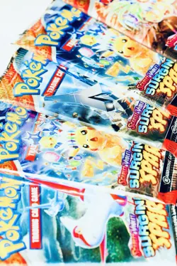NEW Pokemon TCG Surging Sparks 5 Booster Packs Factory Sealed - Image 2