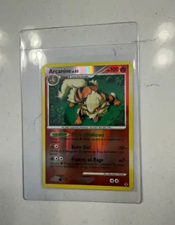 Arcanine Pokemon TCG Rising Rivals 1/111 Reverse Holo Rare English NM - Image 1