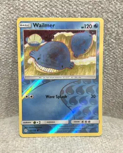 POKEMON WAILMER 45/236 REVERSE HOLO COSMIC ECLIPSE LP TOMOKAZU KOMIYA - Image 1