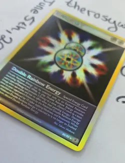 Double Rainbow Energy 88/95 Team Magma vs Team Aqua Reverse Holo Pokemon As-Is - Image 3
