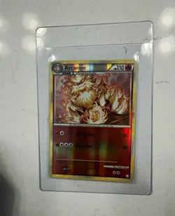 Arcanine Pokemon TCG Heartgold & Soulsilver 1/123 Reverse Holo Rare English - Image 1