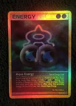 Vintage Pokemon Team Magma vs Team Aqua Energy Reverse Holo 86/95 - Image 1