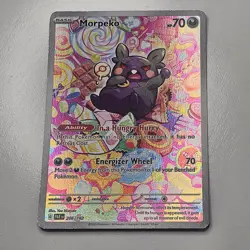 Pokemon TCG Morpeko SV04: Paradox Rift 206/182 Holo IR Full Art ENG 70 - Image 1