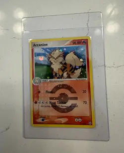 Arcanine Pokemon TCG EX FireRed & LeafGreen 18/112 Reverse Holo NM - Image 1
