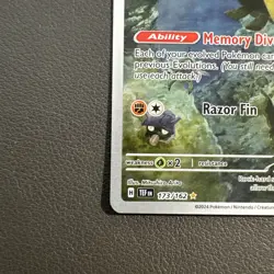 Relicanth 173/162 Pokemon Sv05: Temporal Forces Holo NM - Image 2