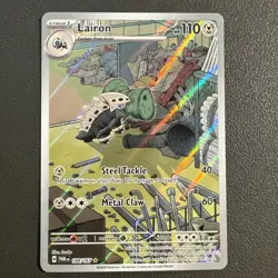 Pokemon Lairon 184/167 Twilight Masquerade IR Holo English NM - Image 1
