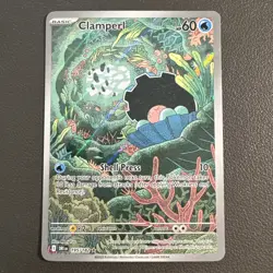 Pokemon Clamperl 195/182 Illustration Rare Destined Rivals NM - Image 1