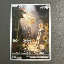 Pokemon Meltan 179/162 SV05 Temporal Forces Illustration Rare Full Art Holo NM - Image 1