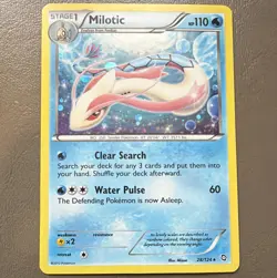The Pokemon Company Pokemon TCG Milotic 28/124 Dragons Exalted Holo Rare 110 HP - Image 1