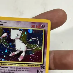 Mew 9 Wotc Black Star Promo Holo Rare Pokemon LP - Image 4