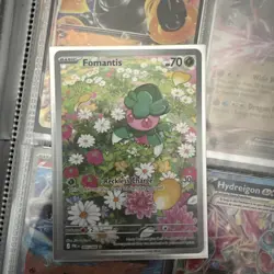 Fomantis 085/084 Pokemon TCG Pitch Black Illustration Rare English 3 - Image 1