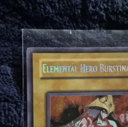 Konami Yu-Gi-Oh! Elemental HERO Burstinatrix EHC1-EN002 LE Holo SR EN - Image 4