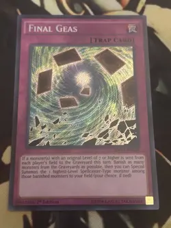 Yugioh: Final Geas - MVP1-ENS29 - Secret Rare - 1st Edition - NM - Image 1