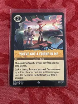 Disney Lorcana Wilds Unknows - You've Got a Friend in Me - 30/204 - Super Rare - Image 1