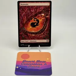 MTG Basic Land - Mountain 0290 Full Art Regular Tarkir: Dragonstorm TDM NM - Image 1