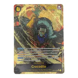 One Piece OP14-120 Crocodile AA SEC Alt Art The Azure Sea’s Seven EN NM - Image 1