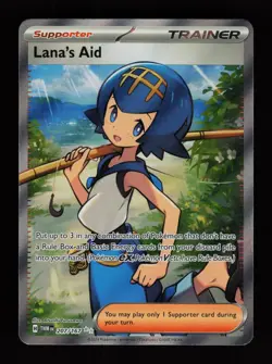 Lana's Aid 207/167 Holo Ultra Rare Twilight Masquerade Pokemon Cards - Image 1