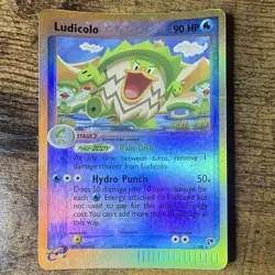 Pokemon TCG Ludicolo Reverse Holo Card 7/100 EX Sandstorm ENG - Image 1