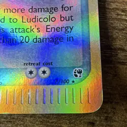 Pokemon TCG Ludicolo Reverse Holo Card 7/100 EX Sandstorm ENG - Image 3