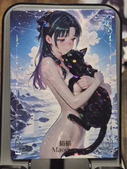 NUMBERED 35/88 Goddess Party Card Goddess Story Anime CAT CAT-06 Maomao - Image 2
