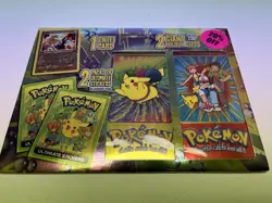 SEALED Entei 34 Promo Movie Rev Holo + Pikachu Topps Jumbo Pokemon Card Not PSA - Image 2