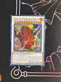 Snake-Eyes Vengeance Dragon Ultra Rare 1st Ed ALIN-EN040 Yu-Gi-Oh! Card - Image 1