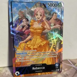 Bandai One Piece Card Game Rebecca Leader Alt Art Foil OP15-039 5000 EN - Image 2