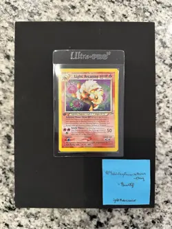 Pokemon TCG Light Arcanine 1st Edition Neo Destiny Holo Rare Card - Image 1