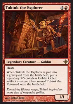 Tuktuk the Explorer - Medium Play MTG Rise of the Eldrazi - Image 1