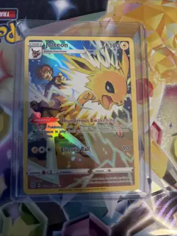 Jolteon TG04/TG30 Pokemon Card Brilliant Stars Trainer Gallery Holo NM/Mint - Image 1
