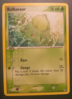 Bulbasaur 55/112 EX FireRed & LeafGreen Regular Pokemon Card LP Lightly Played - Image 1