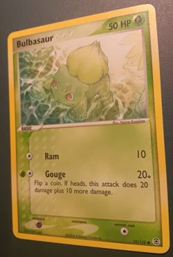 Bulbasaur 55/112 EX FireRed & LeafGreen Regular Pokemon Card LP Lightly Played - Image 3
