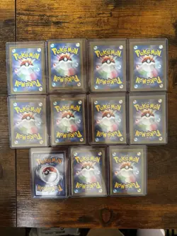 Pokemon TCG Japanese Holo Full Art Card Lot (11) w/ Top Loaders 2022 - Image 2