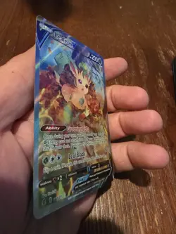 Pokemon TCG Leafeon v Alternate Art Holo Ultra Rare Card Evolving Skies 167/203 - Image 2