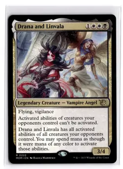 Drana and Linvala 222 Rare March of the Machine Magic: The Gathering Near Mint - Image 1