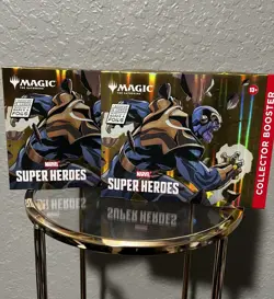 2 x Magic the Gathering Marvel Super Heroes Collector Booster Box! SEALED RARES! - Image 1