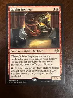Goblin Engineer - Modern Horizons - Mtg LP - Image 1