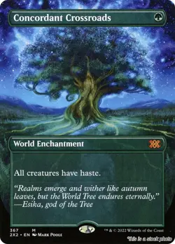 Concordant Crossroads (Borderless) [2X2 - 367] Foil NM - Image 1