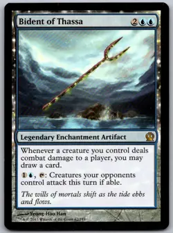 Bident of Thassa 42 Rare Theros Magic: The Gathering Near Mint - Image 1