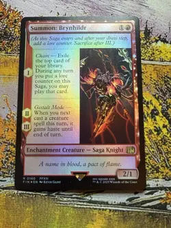 Summon: Brynhildr (Pre-release FOIL) MTG Final Fantasy - Image 4