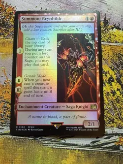 Summon: Brynhildr (Pre-release FOIL) MTG Final Fantasy - Image 5
