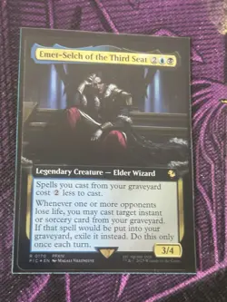 MTG Final Fantasy Emet-Selch of The Third Seat Extended Art Foil R 0170 NM-Mt - Image 1