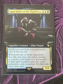 MTG Final Fantasy Emet-Selch of The Third Seat Extended Art Foil R 0170 NM-Mt - Image 3