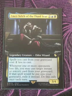 MTG Final Fantasy Emet-Selch of The Third Seat Extended Art Foil R 0170 NM-Mt - Image 4