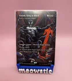 MTG Spider-Man Venom, King In Black Borderless Mythic Non-Foil M0022 - Image 1