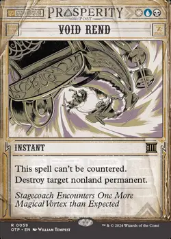 Void Rend 0059 Breaking News Foil Thunder Junction MTG Near Mint - Image 1