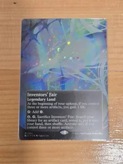 MTG Borderless Galaxy Foil Inventors' Fair (0156) EX/LP EoE: Stellar Sights - Image 1