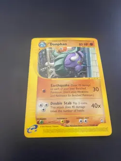 Donphan 7/147 Aquapolis Regular Vintage Pokemon Card WOTC 2003 - Image 2